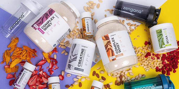 Minimalistická produktová fotografie doplňků stravy